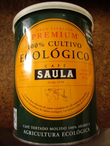 Café Saula - Grand Espresso Premium Ecológico 100% arabica molido 250g - předek